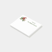 Post-it® Perroquet D'Aquarelle Oiseau Du Bureau De Sticky (Incliné)