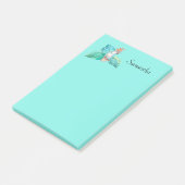 Post-it® Perroquet de Cockatoo tropical Personnalisé 4x6 (Incliné)