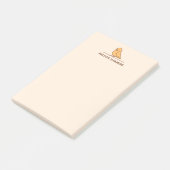 Post-it® Perruche de perroquet mignonne Oiseau Nom personna (Incliné)