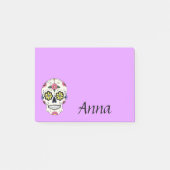 Post-it® Personalisé Purple Sugar Skull Post It Notes (Devant)