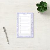 Post-it® Personalised Purple Paint Strokes Grocery List. (Bureau)