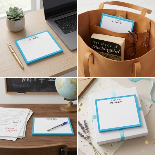 Post-it® Personalized "A Note From" Custom Name Notepad