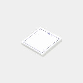 Post-it® Personalized Border Monogram Stationery (Incliné)