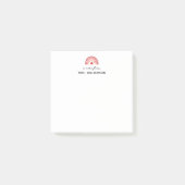 Post-it® Personalized Cute A Note From Teacher Name (Devant)