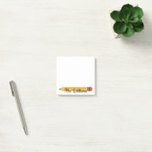 Personalized Cute Crayon Teacher Back to School 