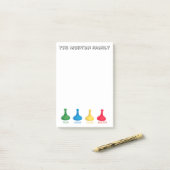 Post-it® Personalized Family Board Game Lover (Sur un bureau)