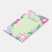 Post-it® Personalized Floral Teacher (Incliné)