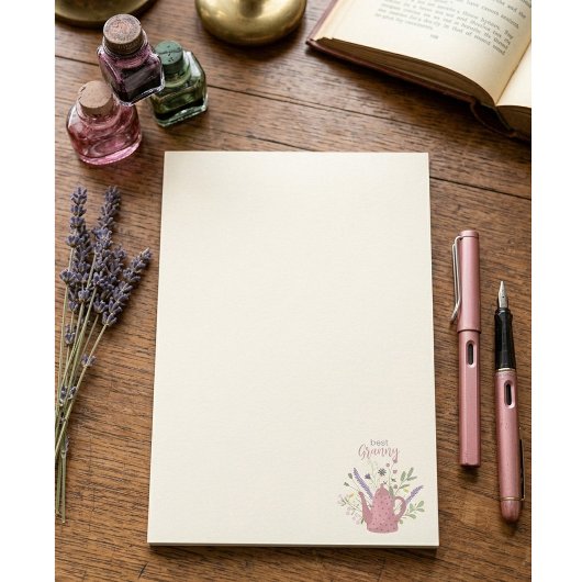 Post-it® Personalized Floral & Teapot Notes