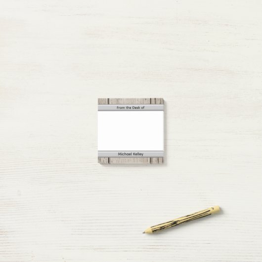 Post-it® Personalized From the Desk of Any Name Custom (Sur un bureau)