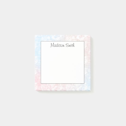 Post-it® Personalized Geometric  (Devant)