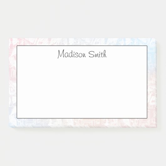 Post-it® Personalized Geometric  (Devant)