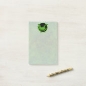 Post-it® Personalized Green Dinosaur (Sur un bureau)