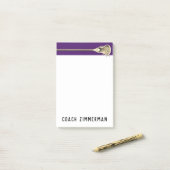 Post-it® Personalized Lacrosse (Sur un bureau)