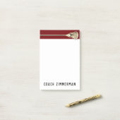 Post-it® Personalized Lacrosse (Sur un bureau)
