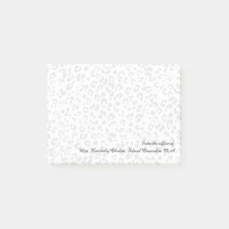 Post-it® Personalized Leopard Print Office Post-it Notes