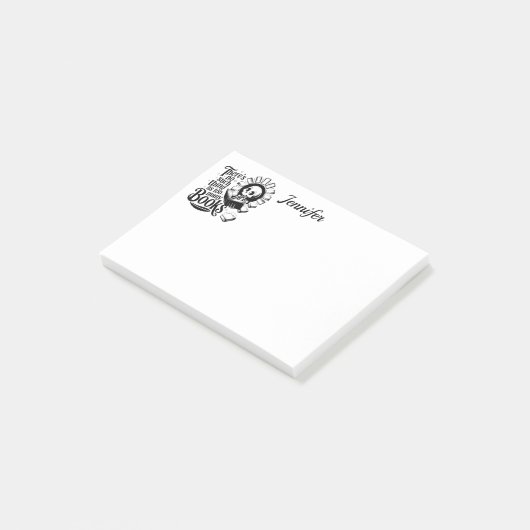 Post-it® Personalized No Such Thing As Too Many Books (Incliné)