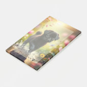 Post-it® Personalized Pug Puppy Floral Sticky Note Pad (Incliné)