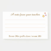 Post-it® Personalized Teacher appreciation gift (Devant)