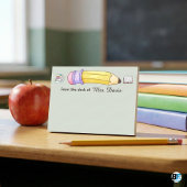 Post-it® Personalized Teacher From The Desk Of Pencil & Bk
