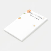 Post-it® Personalized Teacher Notepad From The Desk Of (Incliné)