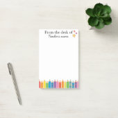 Post-it® Personalized Teacher Notepad From the Desk of (Bureau)