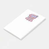 Post-it® Personalized USA 250–Patriotic Retro Marquee (Incliné)