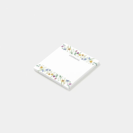 Post-it® Personalized Wildflower Notes (Incliné)
