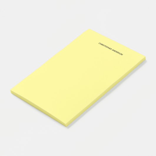 Post-it® Personalized Yellow (Incliné)