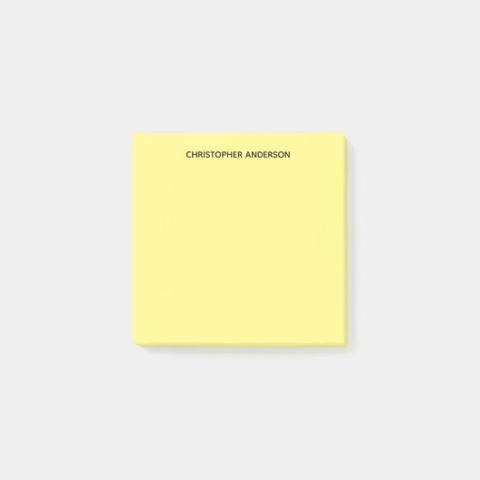 Post-it® Personalized Yellow (Devant)