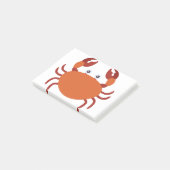 Post-it® Personnage de dessin animé sur le crabe (Incliné)