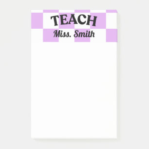 Post-it personnalisable pour enseignant