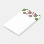 Post-it personnalisable pour enseignant (Incliné)