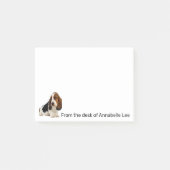 Post-it® Personnalisation de Basset Hound (Devant)