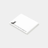 Post-it® Personnalisation de Bulldog français (Incliné)