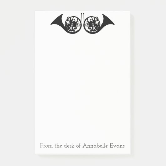 Post-it® Personnalisation des cornes françaises (Devant)