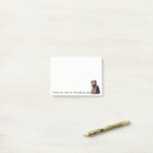 Post-it® Personnalisation du Cute Yorkshire Terrier (Sur un bureau)