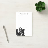 Post-it® Personnalisé Boston Terrier (Bureau)