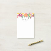 Post-it® Personnalisé California Poppy (Sur un bureau)