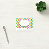 Post-it® Personnalisé couleur Motif Chevron (Bureau)