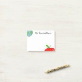 Post-it® Personnalisé dans le monde et Apple (Sur un bureau)