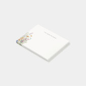 Post-it® Personnalisé élégant floral (Incliné)