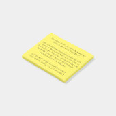 Post-it® Personnalisé et drôle (Incliné)