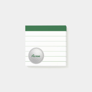 Post-it® Personnalisé Golf Post It Notes Cadeau