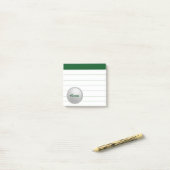 Post-it® Personnalisé Golf Post It Notes Cadeau (Sur un bureau)