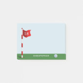 Post-it® Personnalisé Golf Putting Green Post it Notes (Devant)