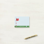 Post-it® Personnalisé Golf Putting Green Post it Notes (Sur un bureau)