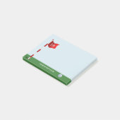 Post-it® Personnalisé Golf Putting Green Post it Notes (Incliné)