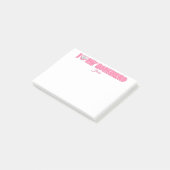 Post-it® Personnalisé J'aime mon petit ami – Ajouter une ph (Incliné)