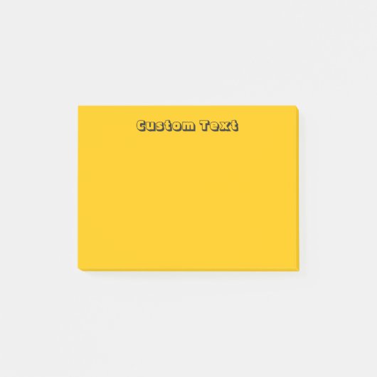 Post-it® Personnalisé Jaune/Orange (Devant)