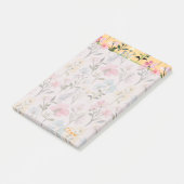 Post-it® Personnalisé Moderne douce fleurs d'eau (Incliné)